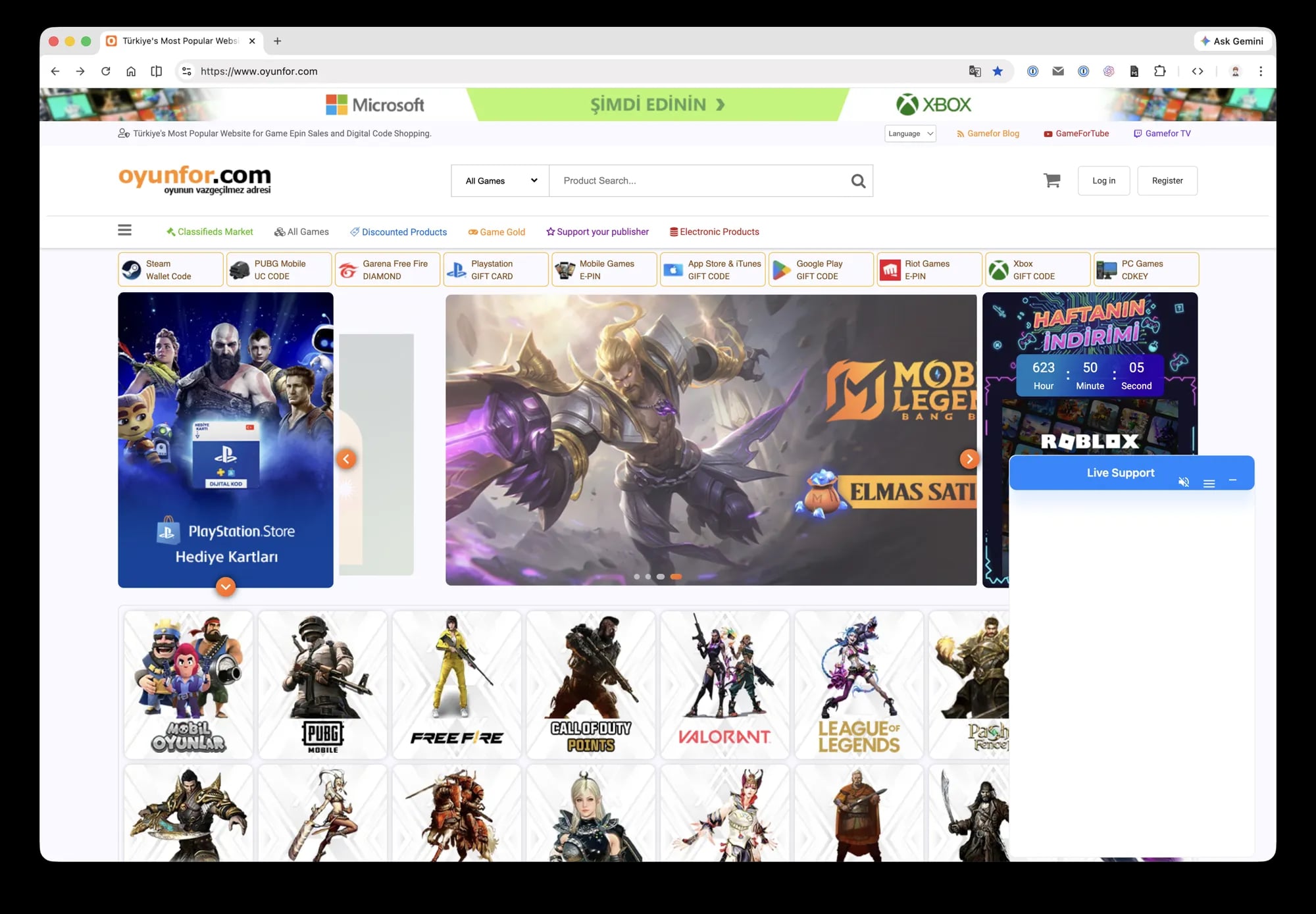 Oyunfor 网站首页